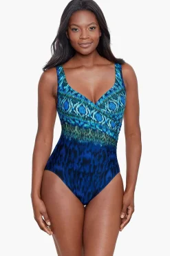 Vrouwen Miraclesuit Een Stuk|Alhambra Het Is Een Wikkelbadpak Uit Een Stuk