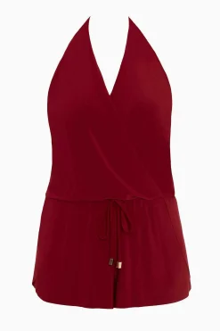 Vrouwen Miraclesuit Zwemjurk|Bianca One Piece Romper-Badpak