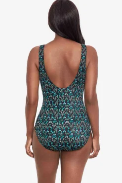 Vrouwen Miraclesuit Een Stuk|Bijoux Criss Cross Escape Zwempak Uit Een Stuk