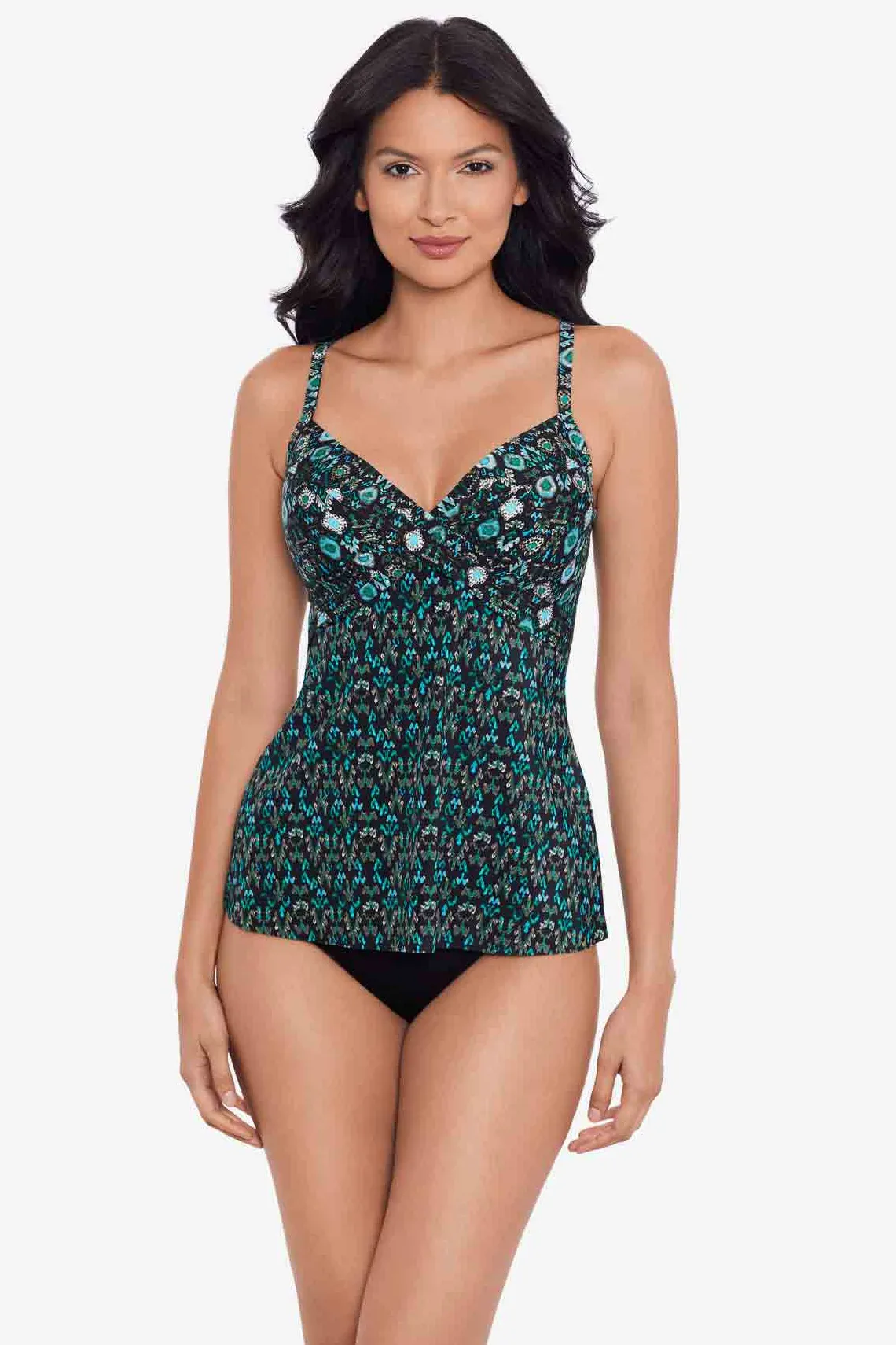 Vrouwen Miraclesuit Tankini-Topjes|Bijoux Myrra Tankinitop