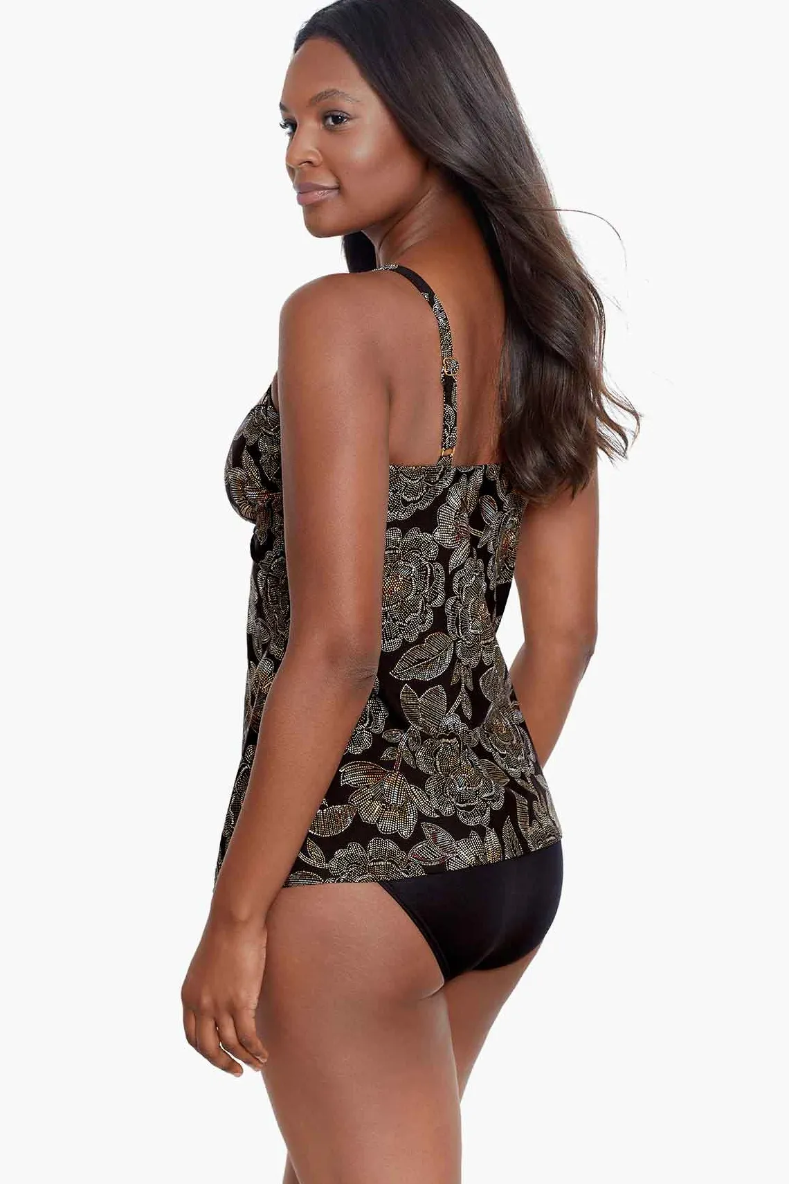 Vrouwen Miraclesuit Tankini-Topjes|Bloemblaadje Pusher Love Knot Tankinitop