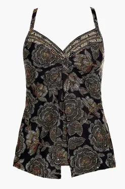 Vrouwen Miraclesuit Tankini-Topjes|Bloemblaadje Pusher Love Knot Tankinitop