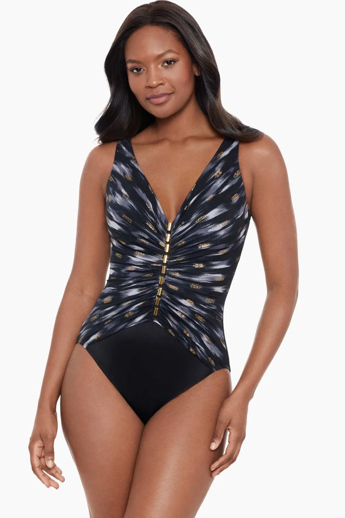 Vrouwen Miraclesuit Een Stuk|Bronzen Reign Charmer Badpak Uit Een Stuk