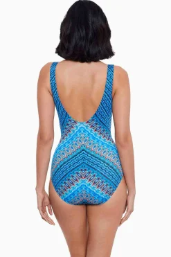 Vrouwen Miraclesuit Een Stuk|Casablanca Criss Cross Escape Badpak Uit Een Stuk