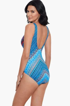 Vrouwen Miraclesuit Een Stuk|Casablanca Criss Cross Escape Badpak Uit Een Stuk