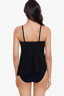 Vrouwen Miraclesuit Tankini-Topjes|Chain Link Eliza Tankinitop