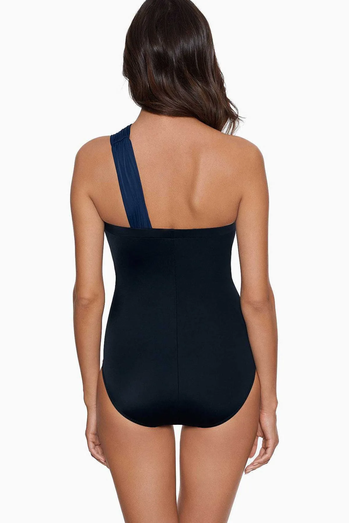 Vrouwen Miraclesuit Bandeau|Colorblock Godin Badpak Uit Een Stuk