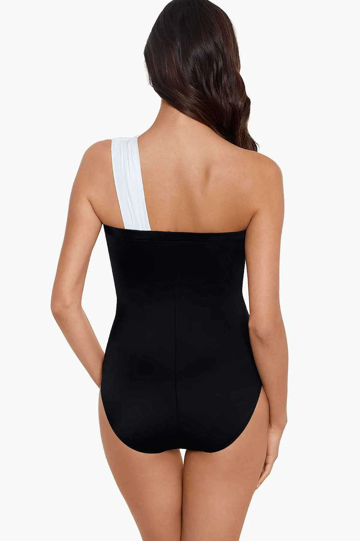 Vrouwen Miraclesuit Bandeau|Colorblock Godin Badpak Uit Een Stuk