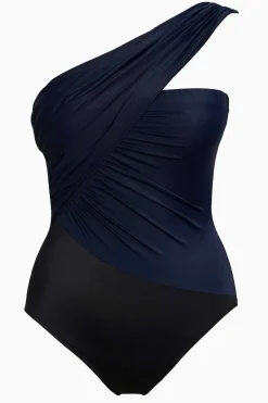 Vrouwen Miraclesuit Bandeau|Colorblock Godin Badpak Uit Een Stuk
