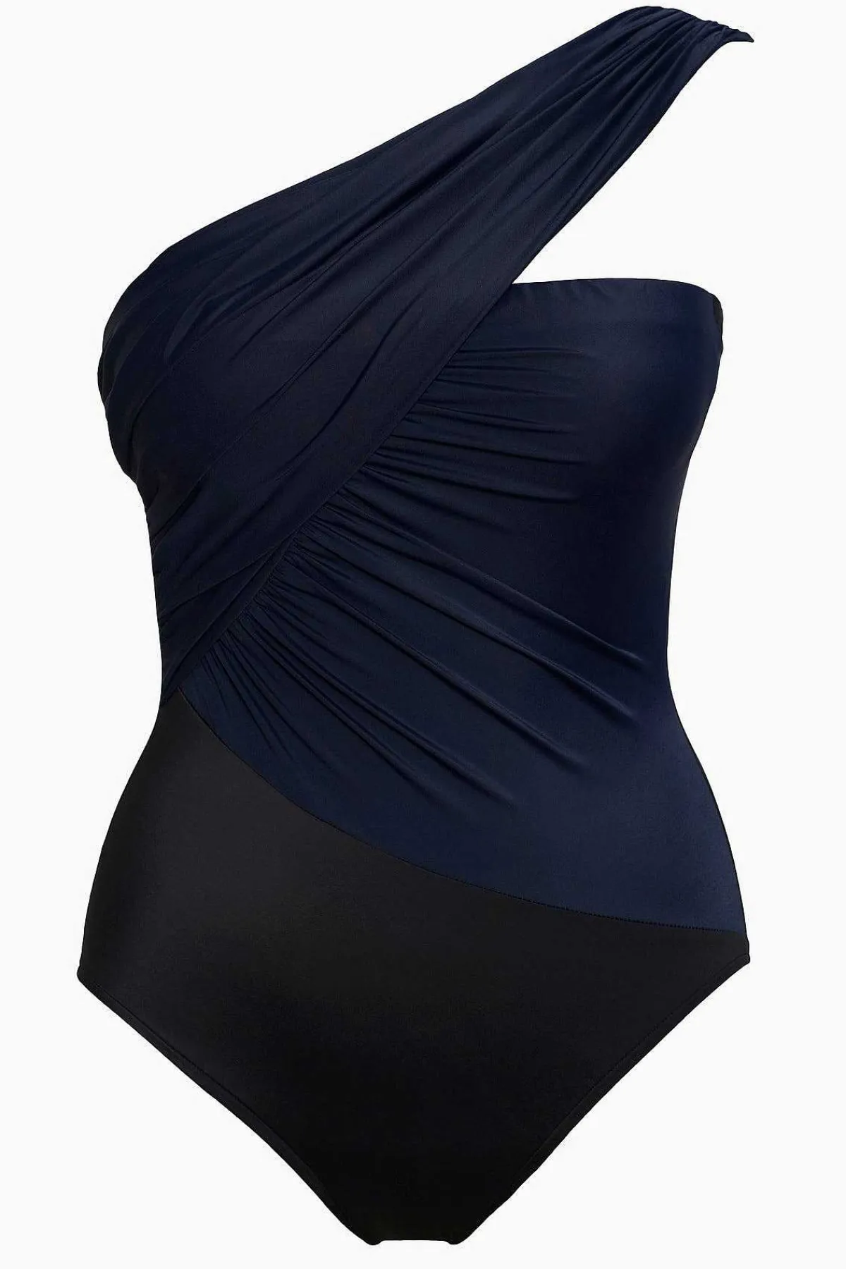 Vrouwen Miraclesuit Bandeau|Colorblock Godin Badpak Uit Een Stuk