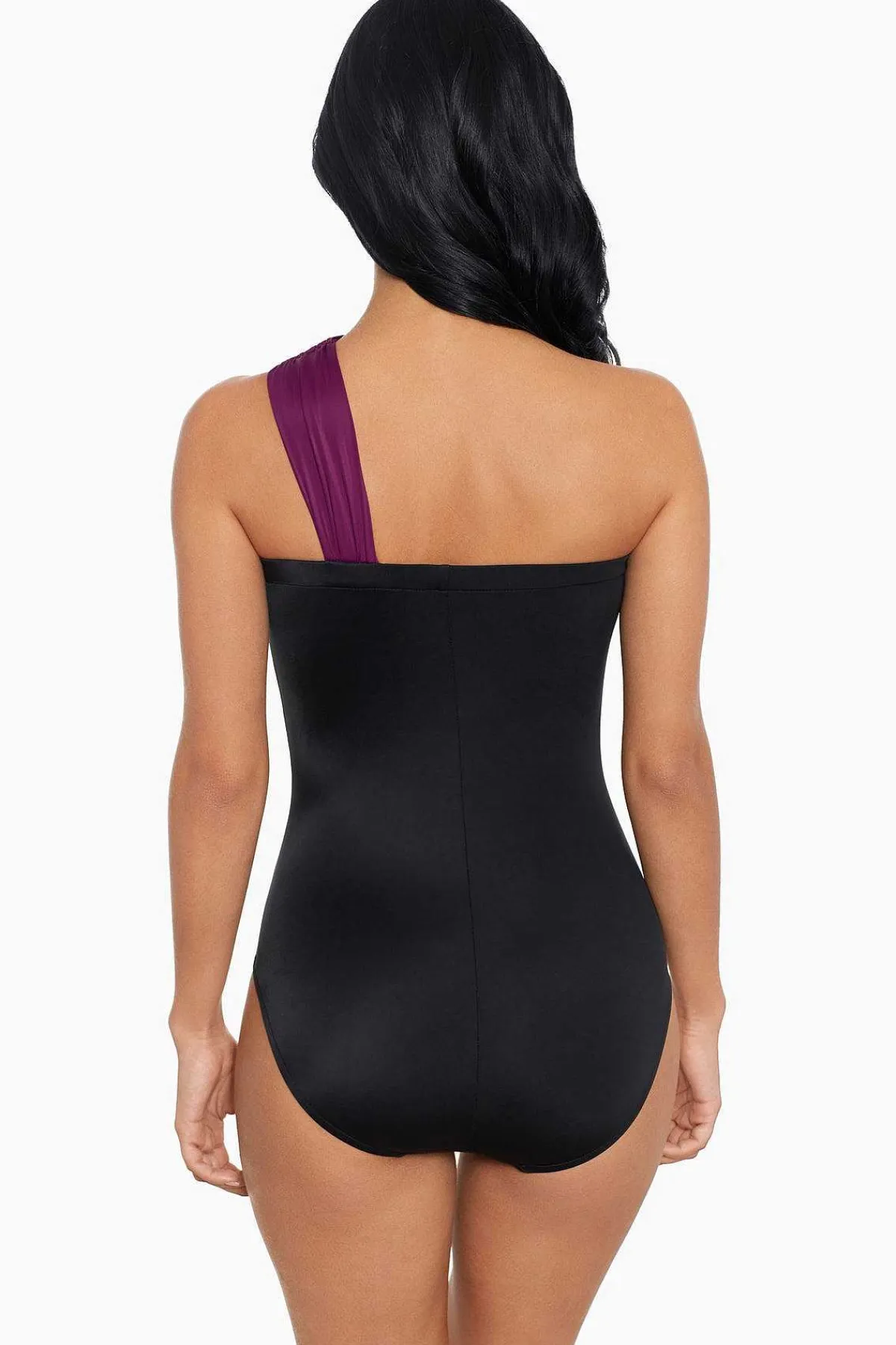 Vrouwen Miraclesuit Bandeau|Colorblock Godin Badpak Uit Een Stuk