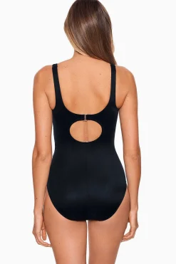Vrouwen Miraclesuit Een Stuk|Colorblock Helix Badpak Uit Een Stuk Ddd-Cup