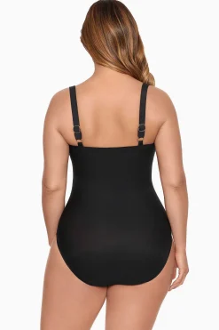 Vrouwen Miraclesuit Een Stuk|Colorblock Kara Eendelig Badpak Dd-Cup