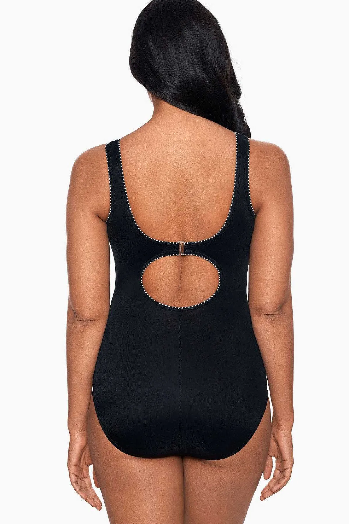Vrouwen Miraclesuit Een Stuk|Colorblock Touche Badpak Uit Een Stuk, Dd-Cup