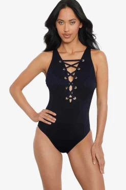 Vrouwen Miraclesuit Een Stuk|Combineer Het Steffi Badpak Uit Een Stuk