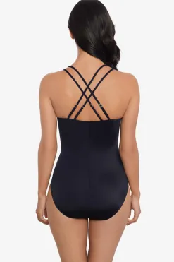 Vrouwen Miraclesuit Een Stuk|Cordon Bleu Celeste Badpak Uit Een Stuk