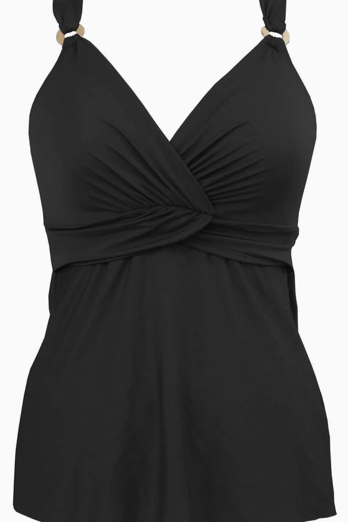 Vrouwen Miraclesuit Tankini-Topjes|Diepuitgesneden Tankinitop Met Beugel D-Ddd Cup