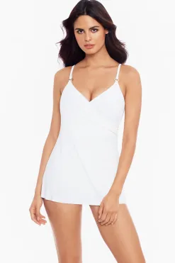 Vrouwen Miraclesuit Zwemjurk|Doe Er Een Ring Omheen. Willow Zwempak Uit Een Stuk