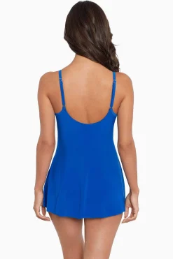 Vrouwen Miraclesuit Zwemjurk|Doe Er Een Ring Omheen. Willow Zwempak Uit Een Stuk