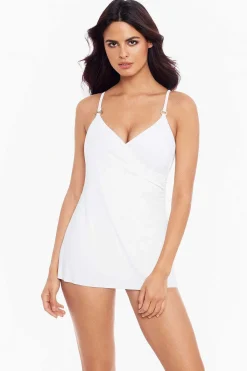 Vrouwen Miraclesuit Zwemjurk|Doe Er Een Ring Omheen. Willow Zwempak Uit Een Stuk