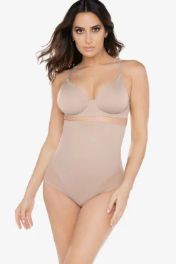 Vrouwen Miraclesuit Buikcontrole|Doorschijnende X-Firm Hoge Taille String