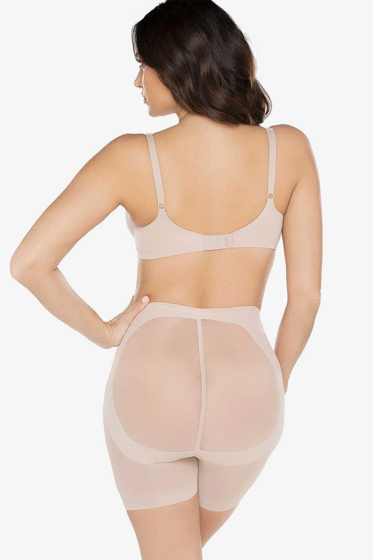 Vrouwen Miraclesuit Shapewear|Doorzichtige Derriere X-Firm Lift Boyshort