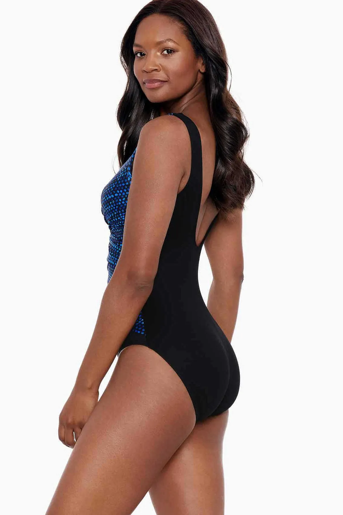 Vrouwen Miraclesuit Een Stuk|Dot Com Gelaagd Escape-Zwempak Uit Een Stuk