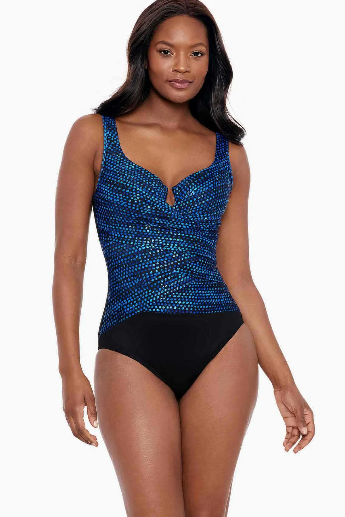 Vrouwen Miraclesuit Een Stuk|Dot Com Gelaagd Escape-Zwempak Uit Een Stuk