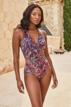 Vrouwen Miraclesuit Een Stuk|Dynasty Wrapsody Badpak Uit Een Stuk