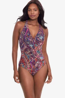 Vrouwen Miraclesuit Een Stuk|Dynasty Wrapsody Badpak Uit Een Stuk