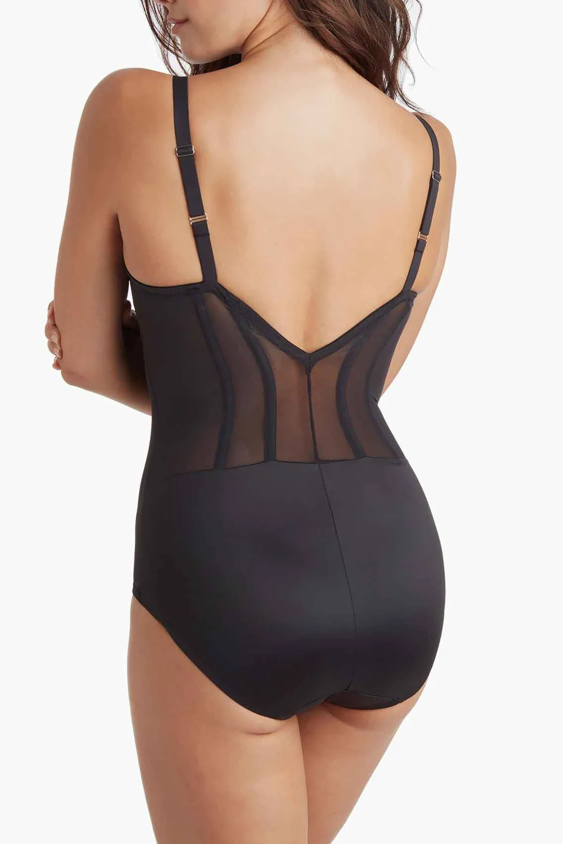 Vrouwen Miraclesuit Shapewear|Extra Stevige Controle Prachtige U-Bodybriefer Met Lage Rug