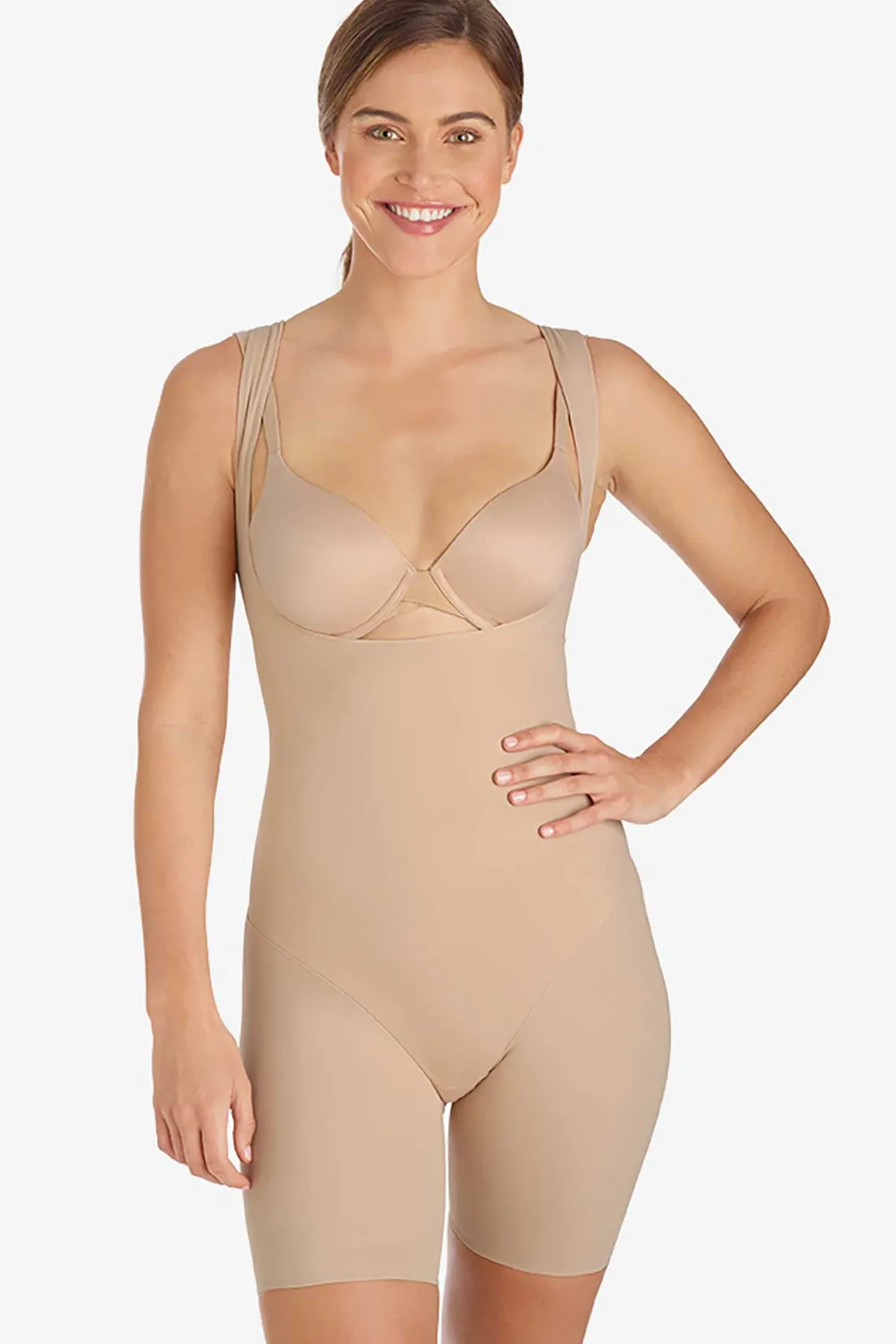 Vrouwen Miraclesuit Shapewear|Firm Control Torsette Slip Met "Back Magic"