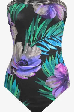 Vrouwen Miraclesuit Bandeau|Flora Aura Avanti Badpak Uit Een Stuk