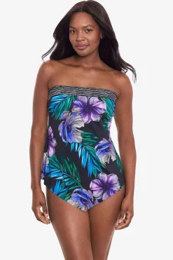 Vrouwen Miraclesuit Bandeau|Flora Aura Hankini-Tankinitop