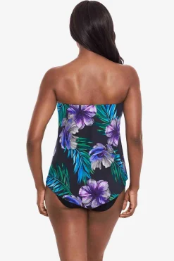 Vrouwen Miraclesuit Bandeau|Flora Aura Hankini-Tankinitop