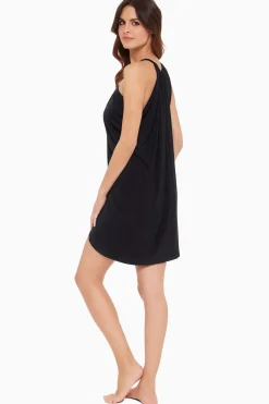 Vrouwen Miraclesuit Cover-Ups|Gedrapeerde Zwem Cover-Up Jurk