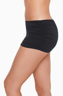 Vrouwen Miraclesuit Zwembroeken|Gesmokte Rok Zwembroek