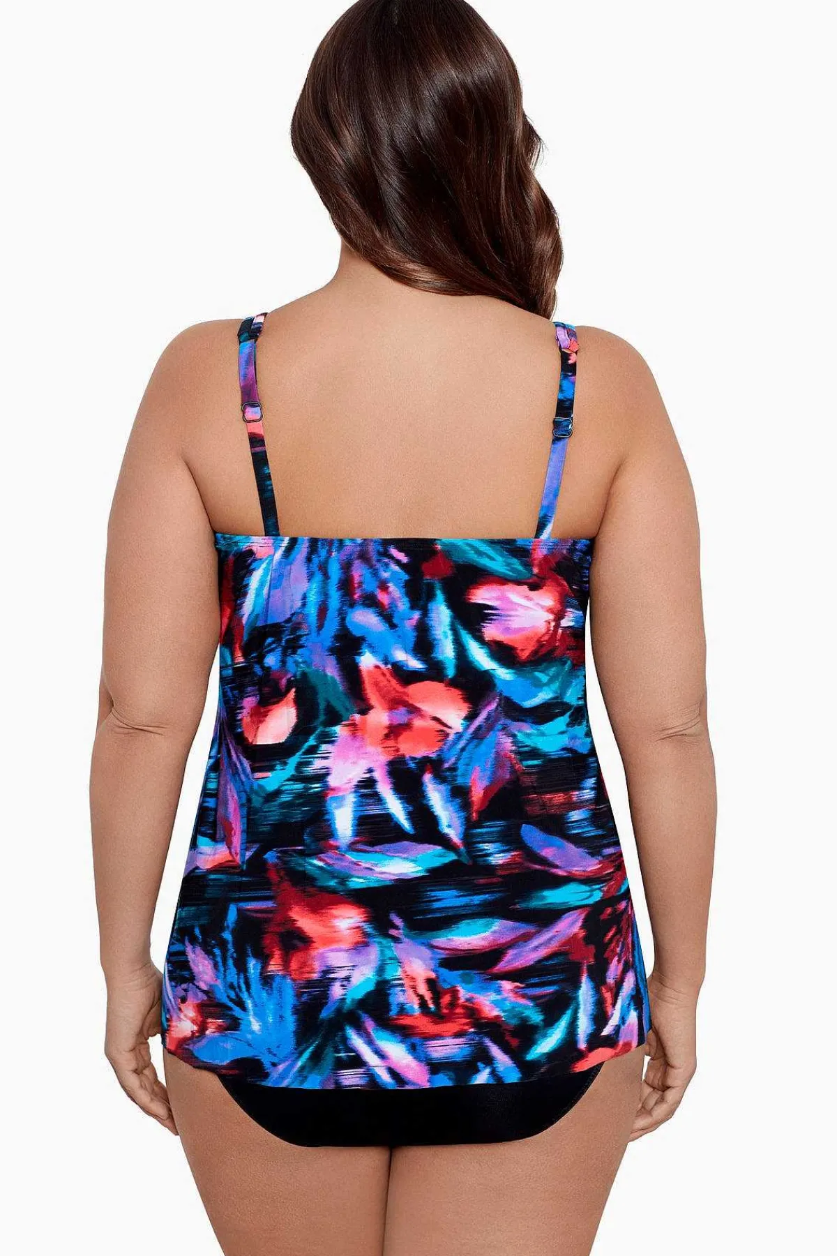 Vrouwen Miraclesuit Tankini-Topjes|Grote Maat Fuego Floral Mirage Tankinitop