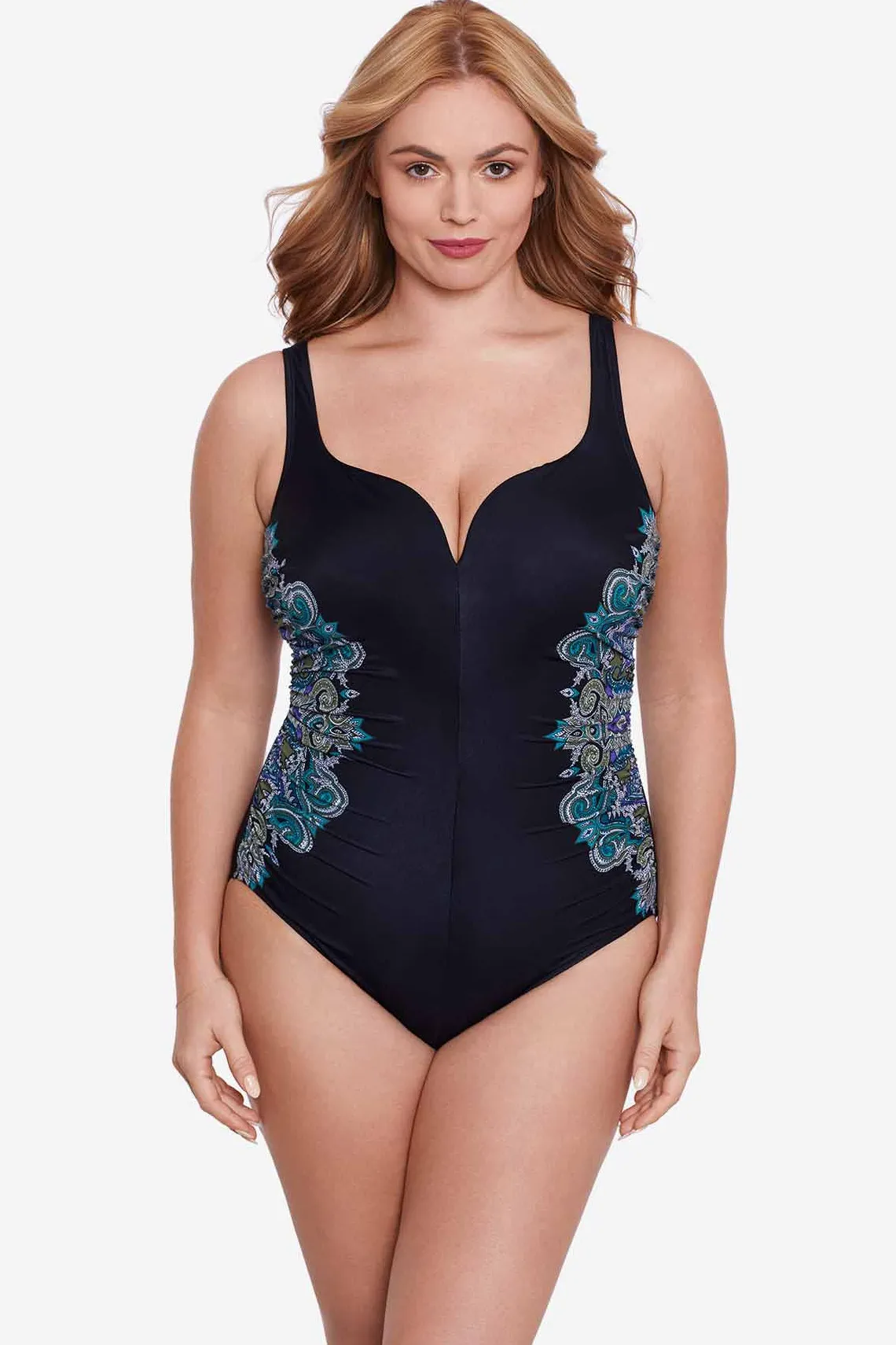 Vrouwen Miraclesuit Een Stuk|Grote Maat Precioso Temptress Badpak Uit Een Stuk