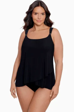 Vrouwen Miraclesuit Tankini-Topjes|Grote Maat Razzle Dazzle Tankinitop Met Beugel