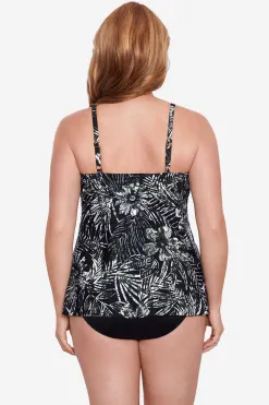 Vrouwen Miraclesuit Tankini-Topjes|Grote Maat Zahara Love Knot Tankinitop
