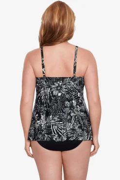 Vrouwen Miraclesuit Tankini-Topjes|Grote Maat Zahara Love Knot Tankinitop