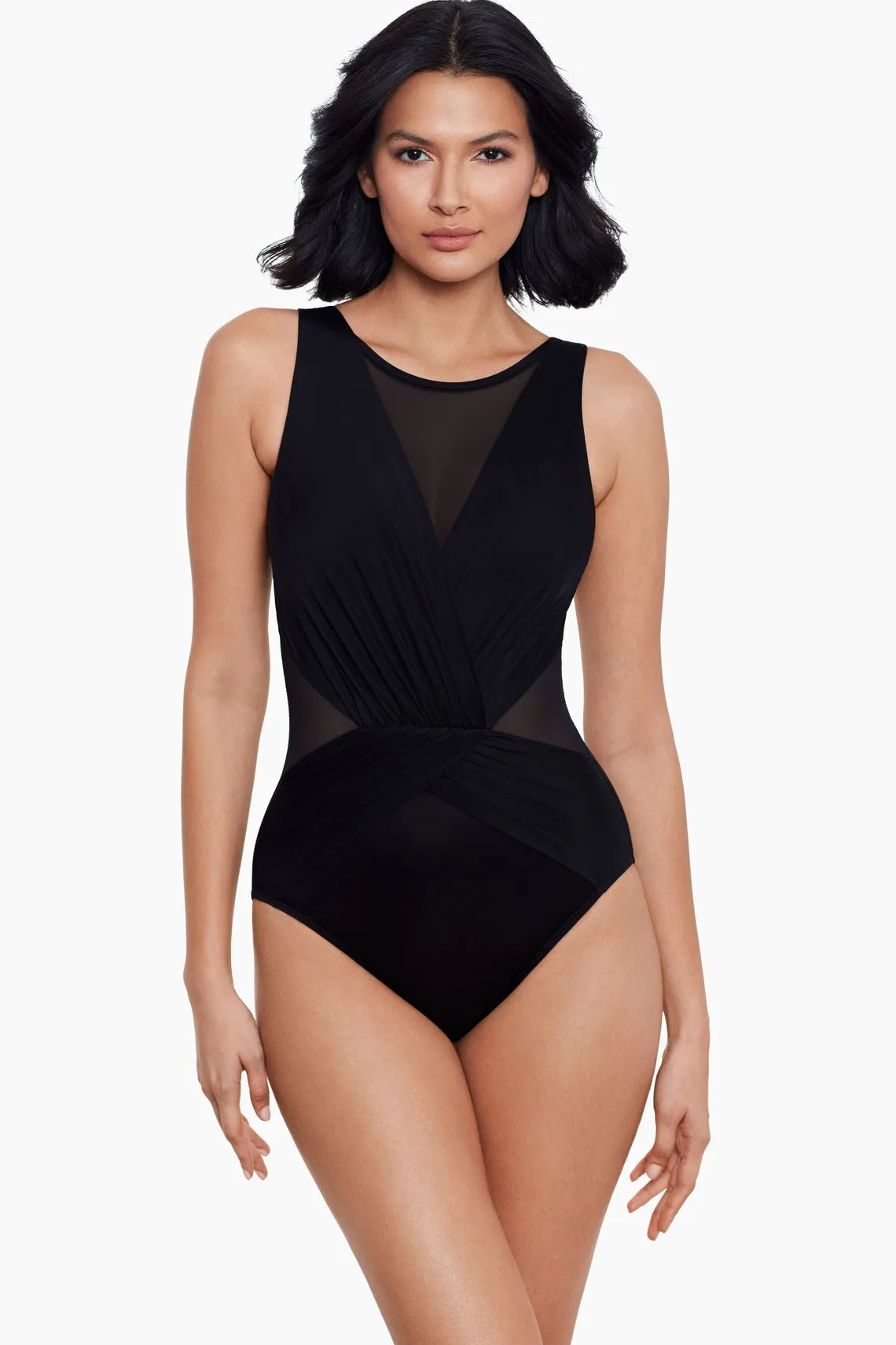 Vrouwen Miraclesuit Een Stuk|Illusionisis Palma Eendelig Badpak Dd-Cup