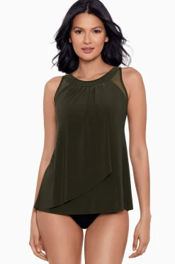 Vrouwen Miraclesuit Tankini-Topjes|Illusionisten Ursula Tankini Top Dd-Cup