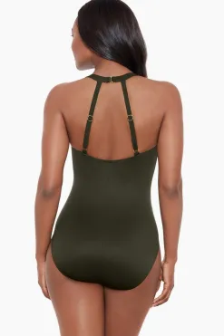Vrouwen Miraclesuit Een Stuk|Illusionisten Wrapture Eendelig Badpak