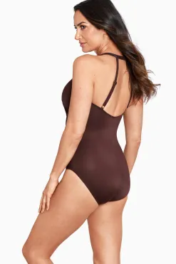 Vrouwen Miraclesuit Een Stuk|Illusionisten Wrapture Eendelig Badpak