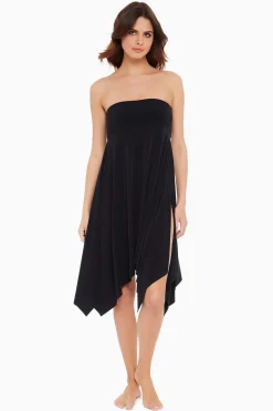 Vrouwen Miraclesuit Cover-Ups|Jersey Zakdoek Converteerbare Rokjurk Swim Cover Up