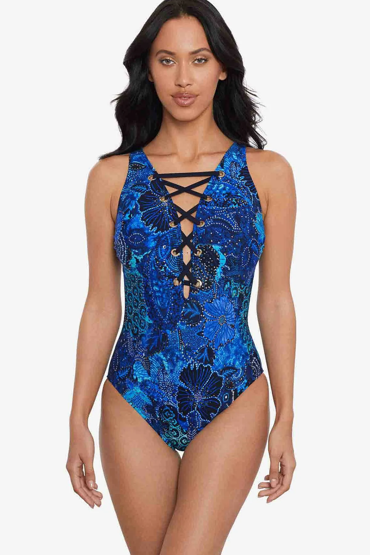 Vrouwen Miraclesuit Een Stuk|Juwelen In De Nijl Steffi Badpak Uit Een Stuk