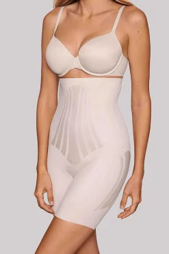 Vrouwen Miraclesuit Buikcontrole|Lycra Fitsense® Hoge Taille Lange Pijp Dij Slanker