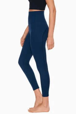 Vrouwen Miraclesuit Stevig|Miracle Jeans® Navy Stitch Tummy Control Prestatie-Legging